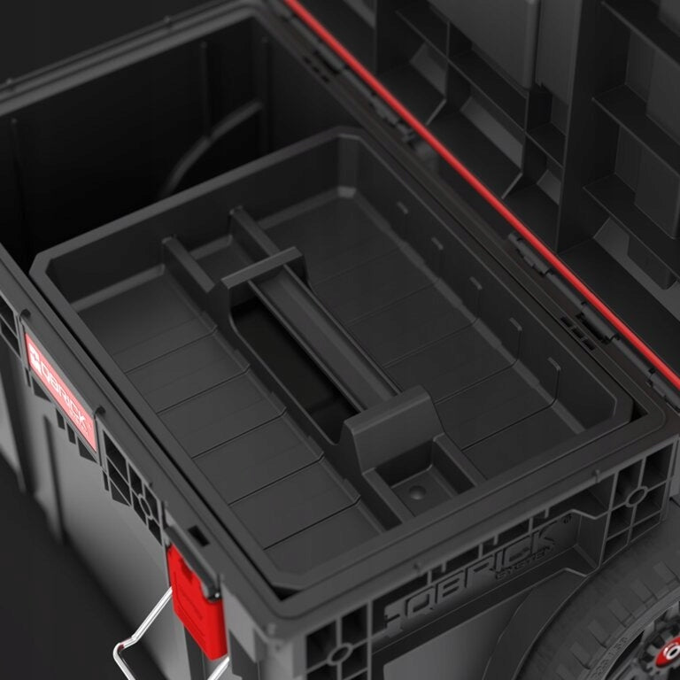 Toolbox QBRICK System Prime Cart Additional features transport wheels carry handle safety latches