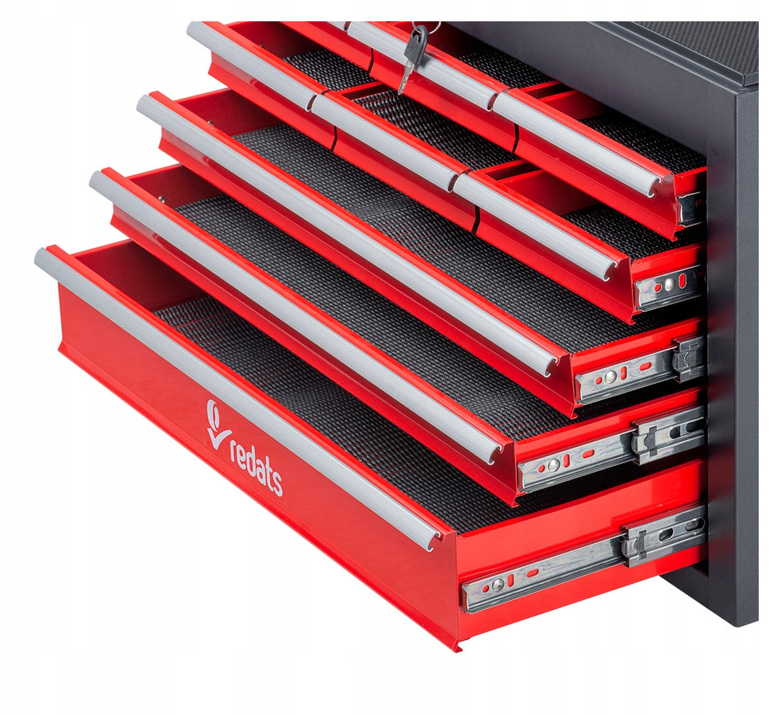 Toolbox Redats Metal Organizer 9 Drawers Extension Product depth 260 cm