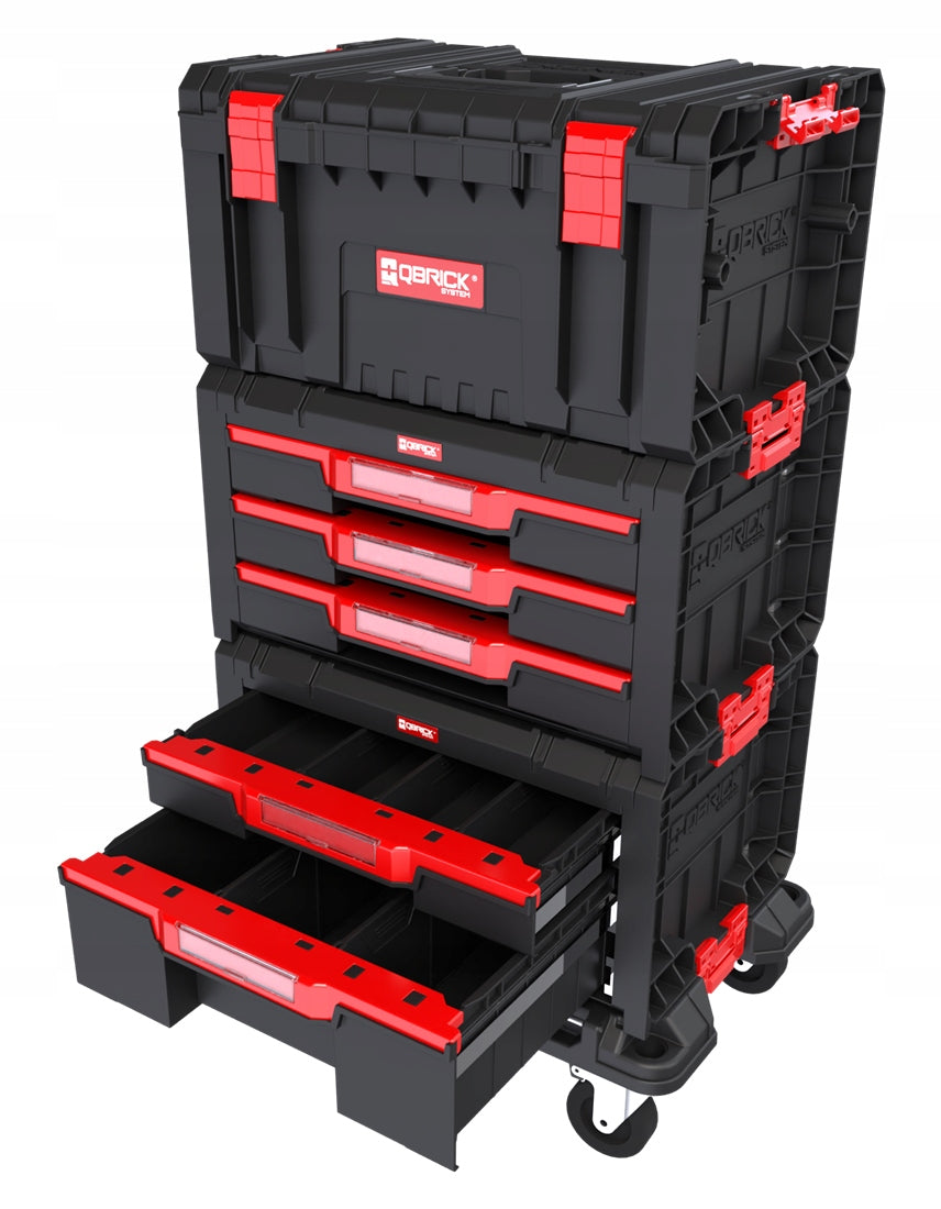 Toolbox on wheels Qbrick Drawer Set 2.0