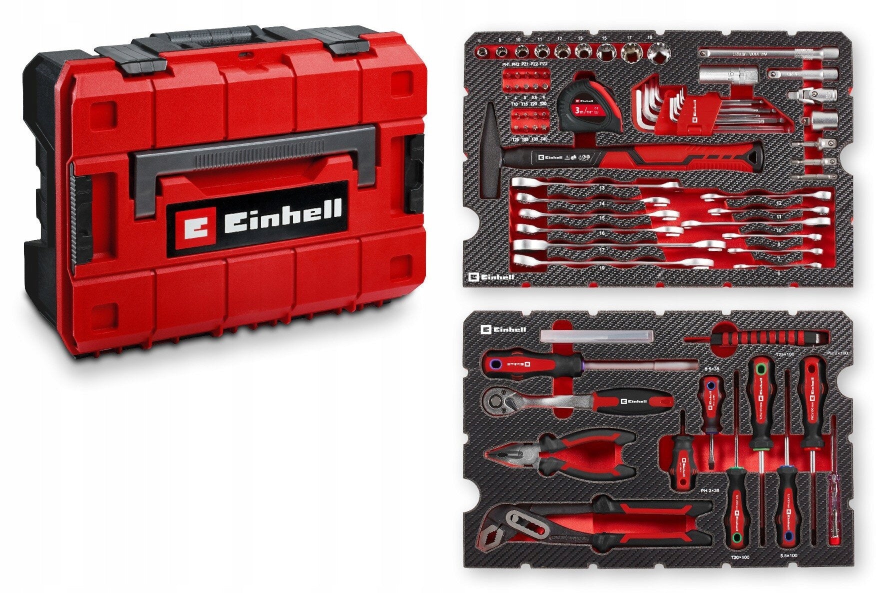 Toolkit EINHELL 370570 (80 items) Brand Einhell