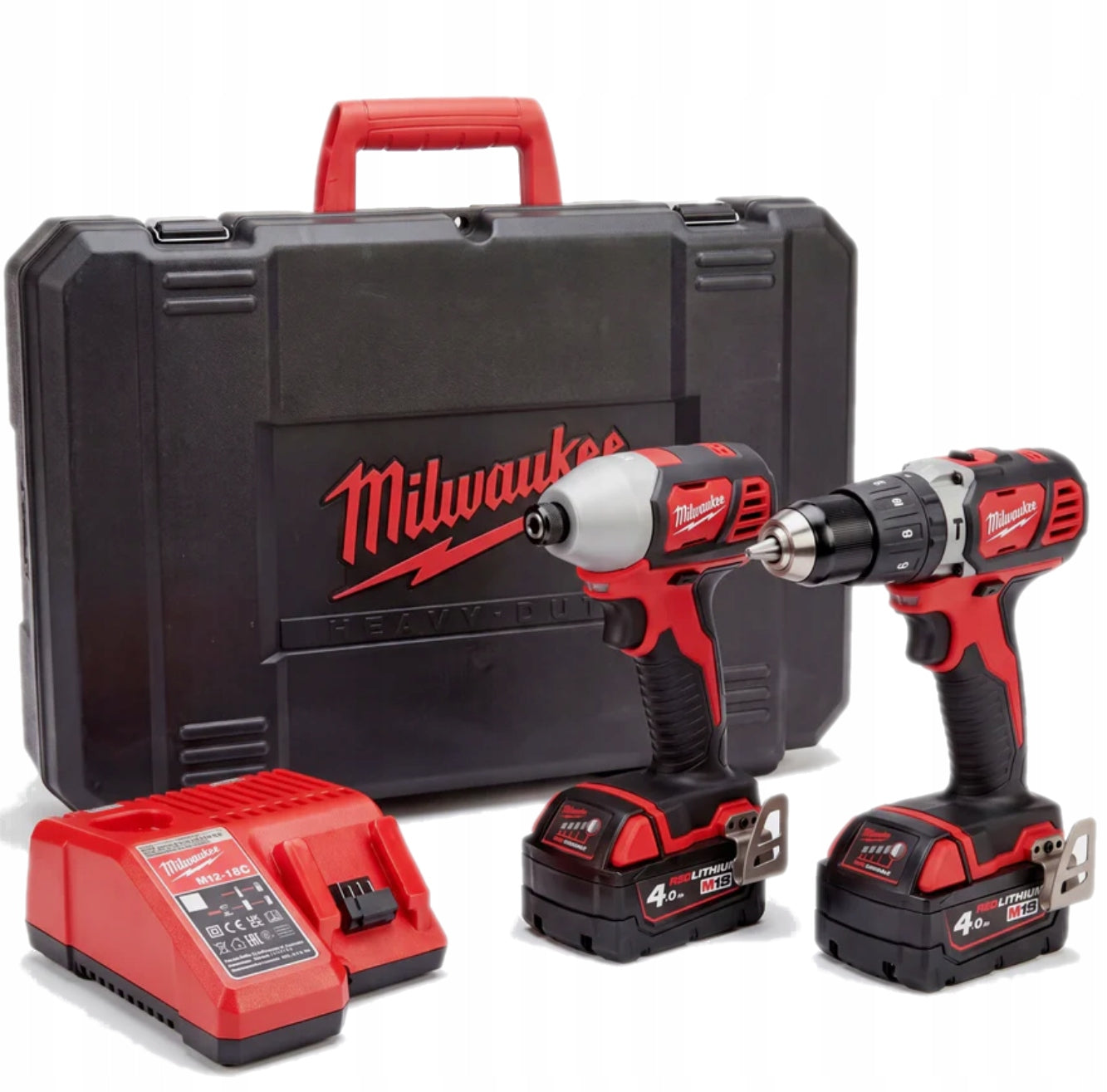 Toolkit Milwaukee M18 BPP2C-402C AKU 18V (2x 4.0 Ah) - 4933443552
