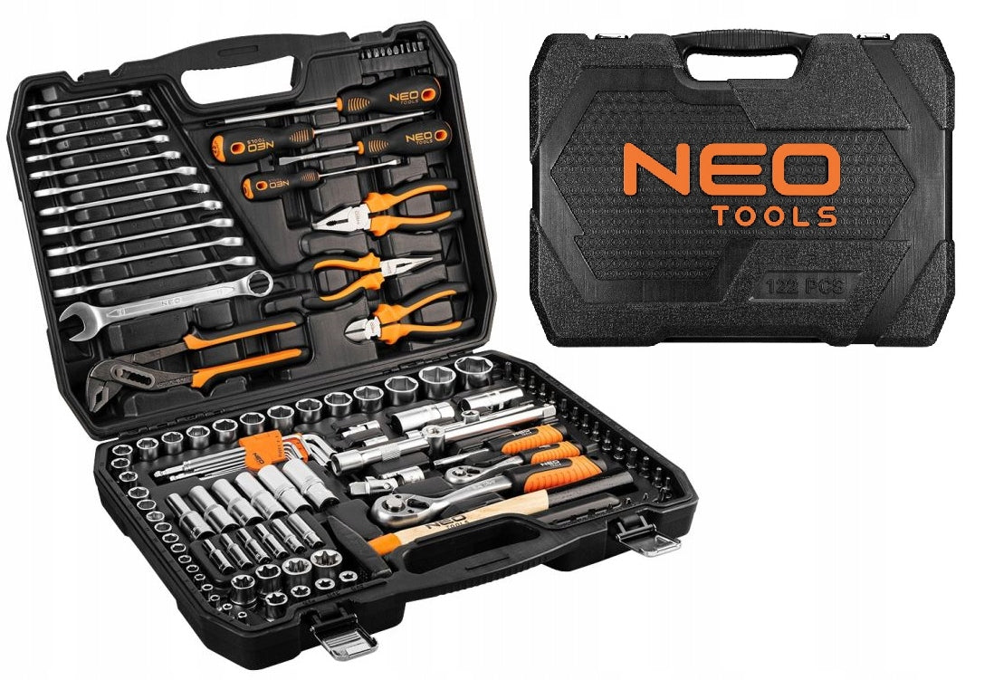 Toolkit NEO TOOLS 122 elements in case 10-196