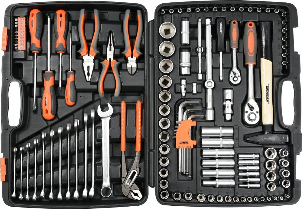 Toolkit STHOR 58690 (122 items) Brand Sthor
