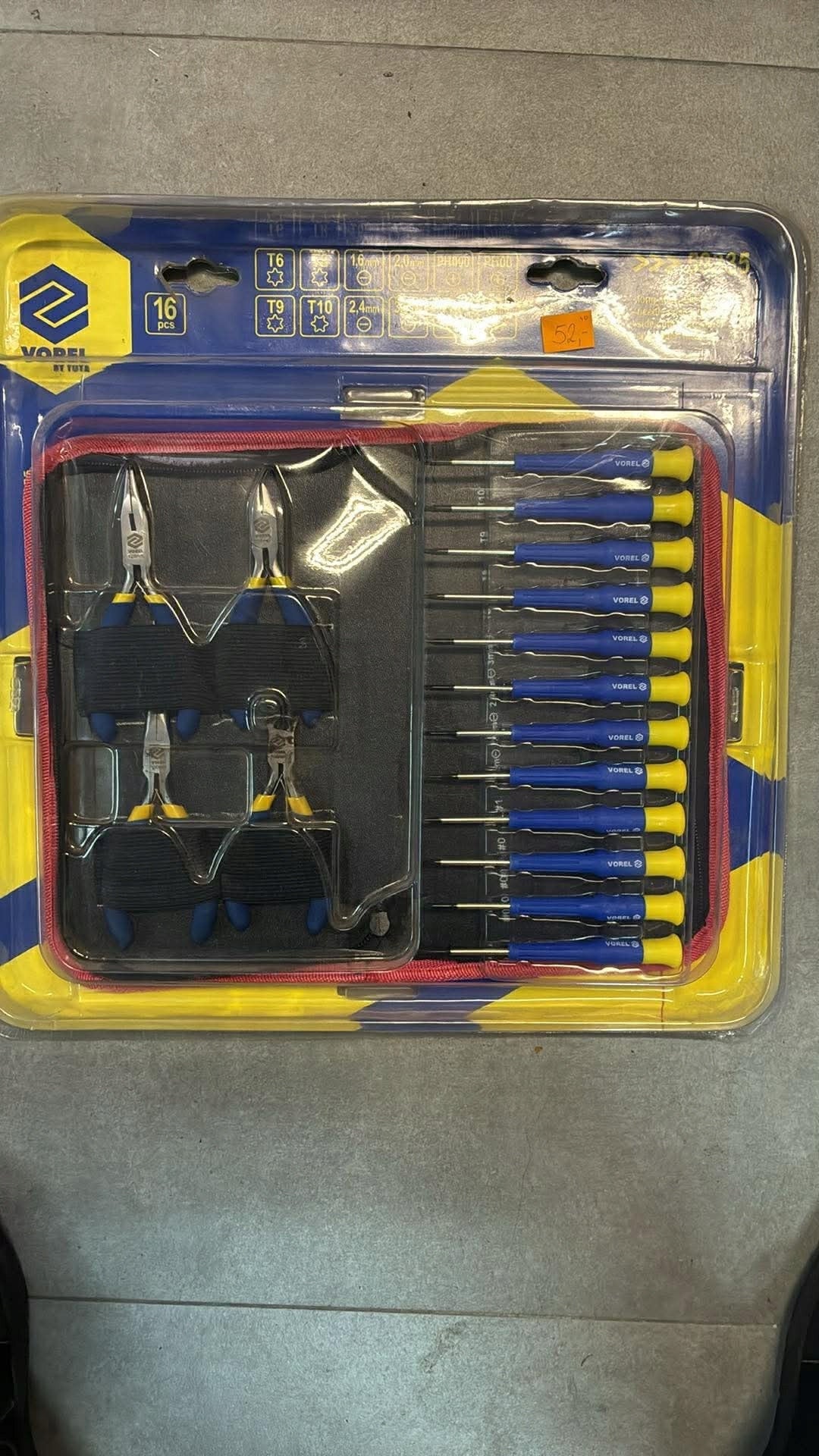 Toolkit Vorel 59335 16 el Manufacturer code 59335