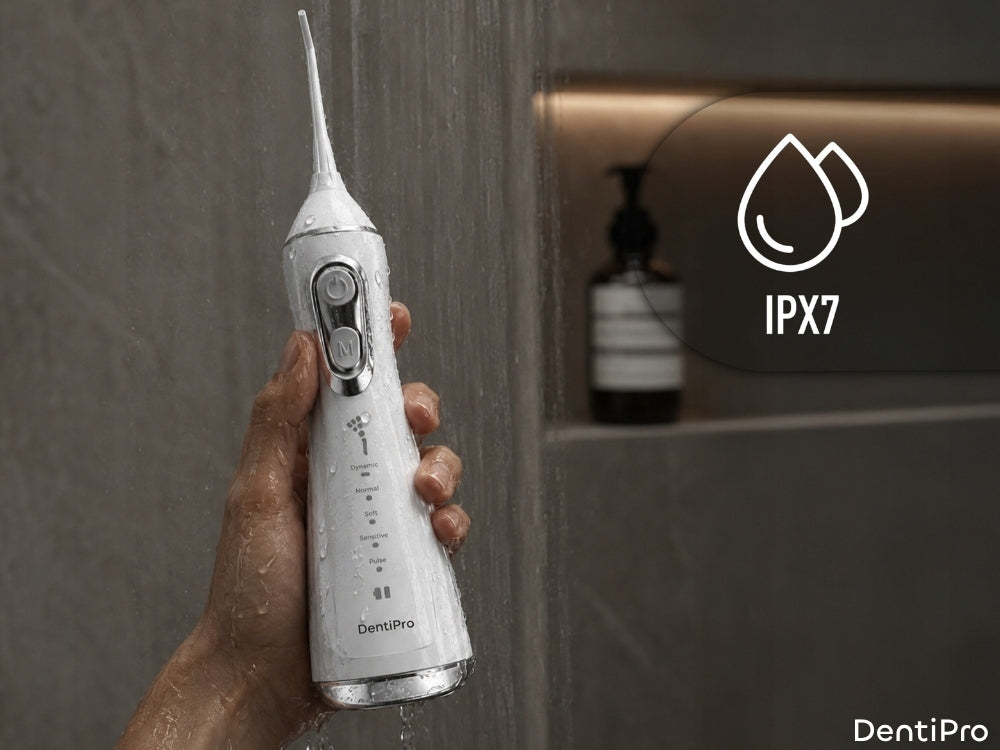 Tooth Irrigator 5 Modes + 6 Nozzles - Professional, Powerful, and Wireless Packaging status original