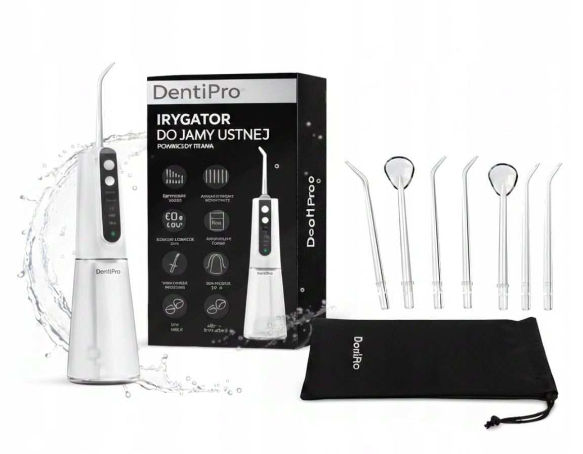 Tooth Irrigator Wireless 5 Modes 6 Dental Nozzles Strong + FREEBIE