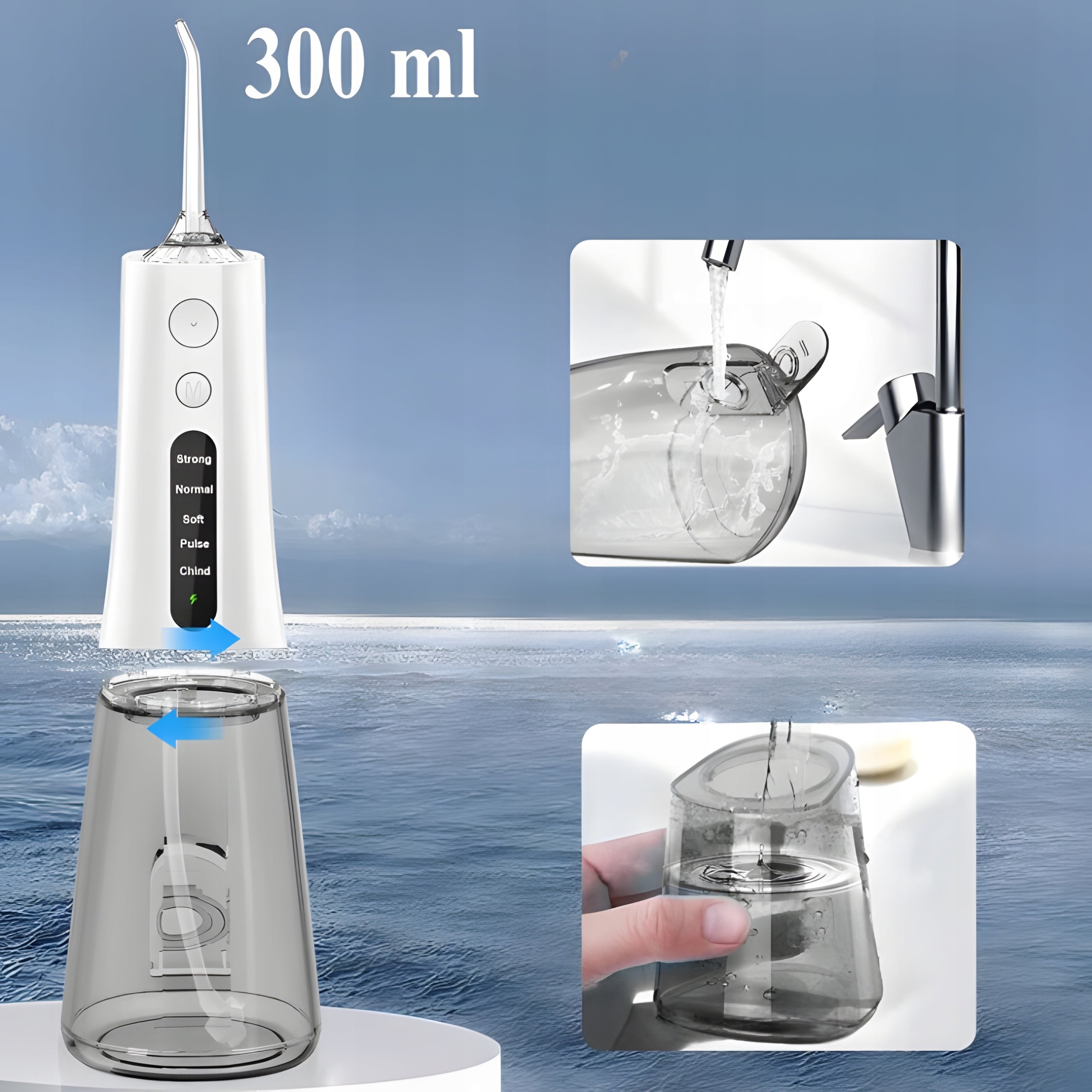 Tooth Irrigator Wireless Dental 5 Modes 7 Nozzles Medical device no