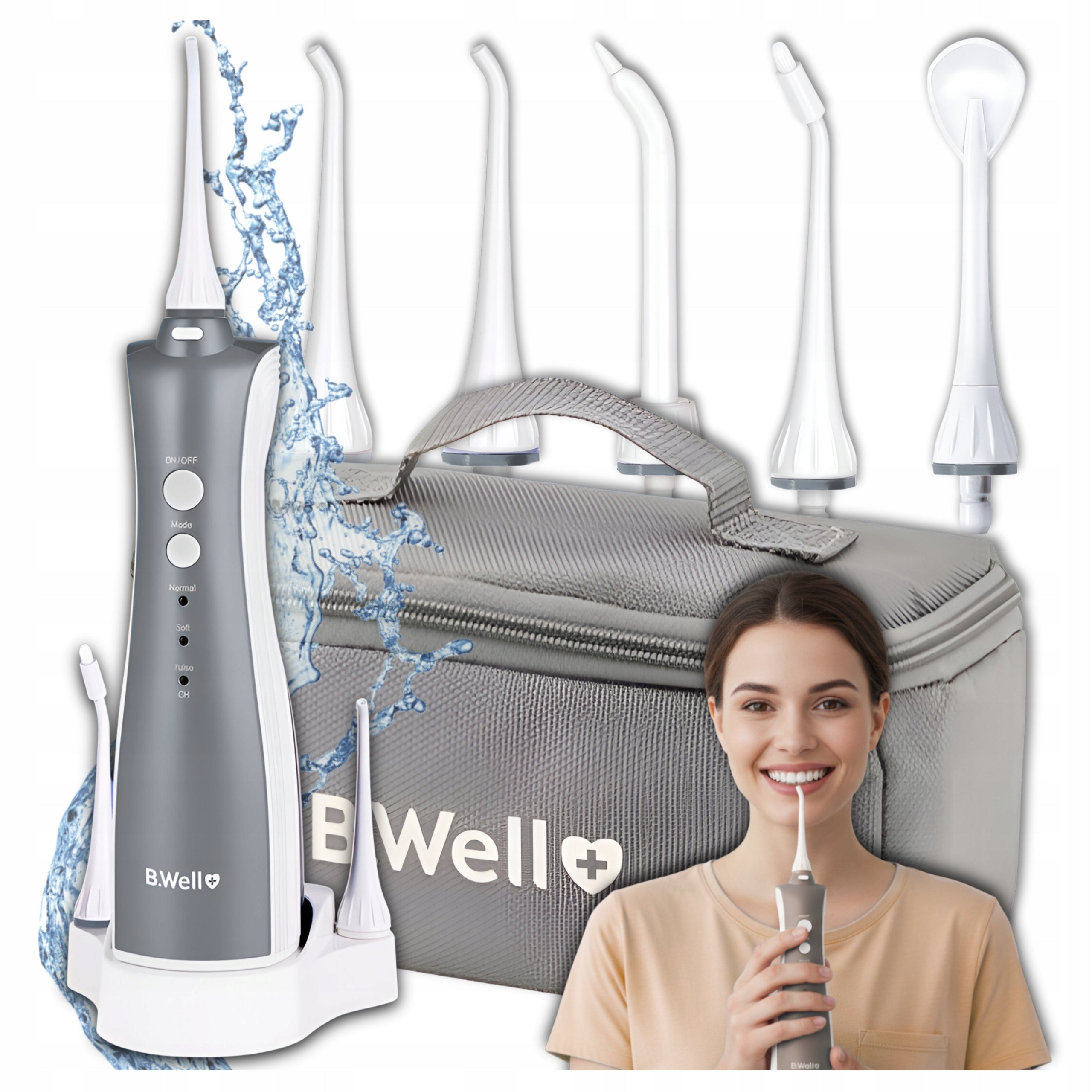 Tooth Irrigator Wireless Dental Professional + Freebie 5 Nozzles