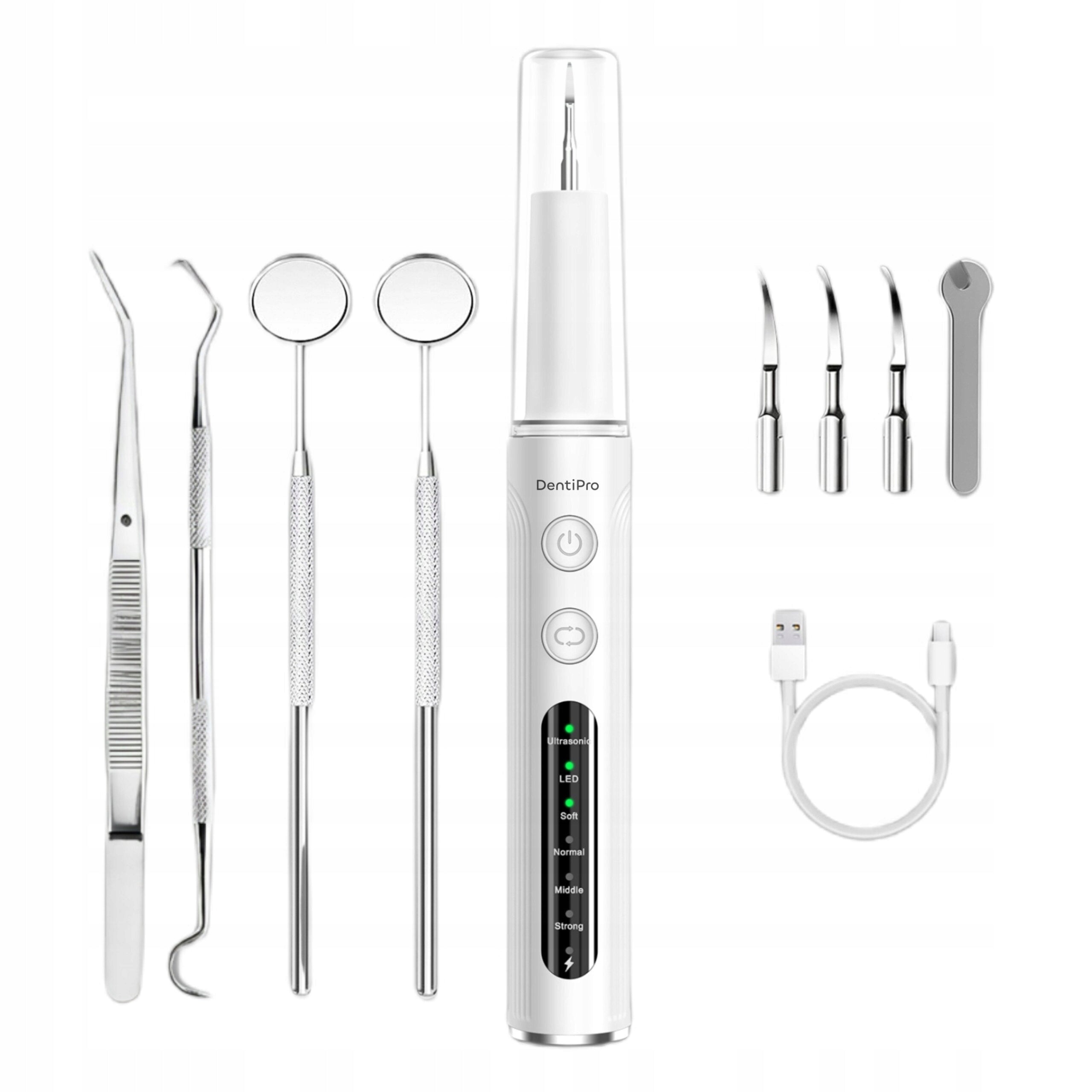 Toothbrush ALPHA DentiPro SWI-01 White Batteries included yes