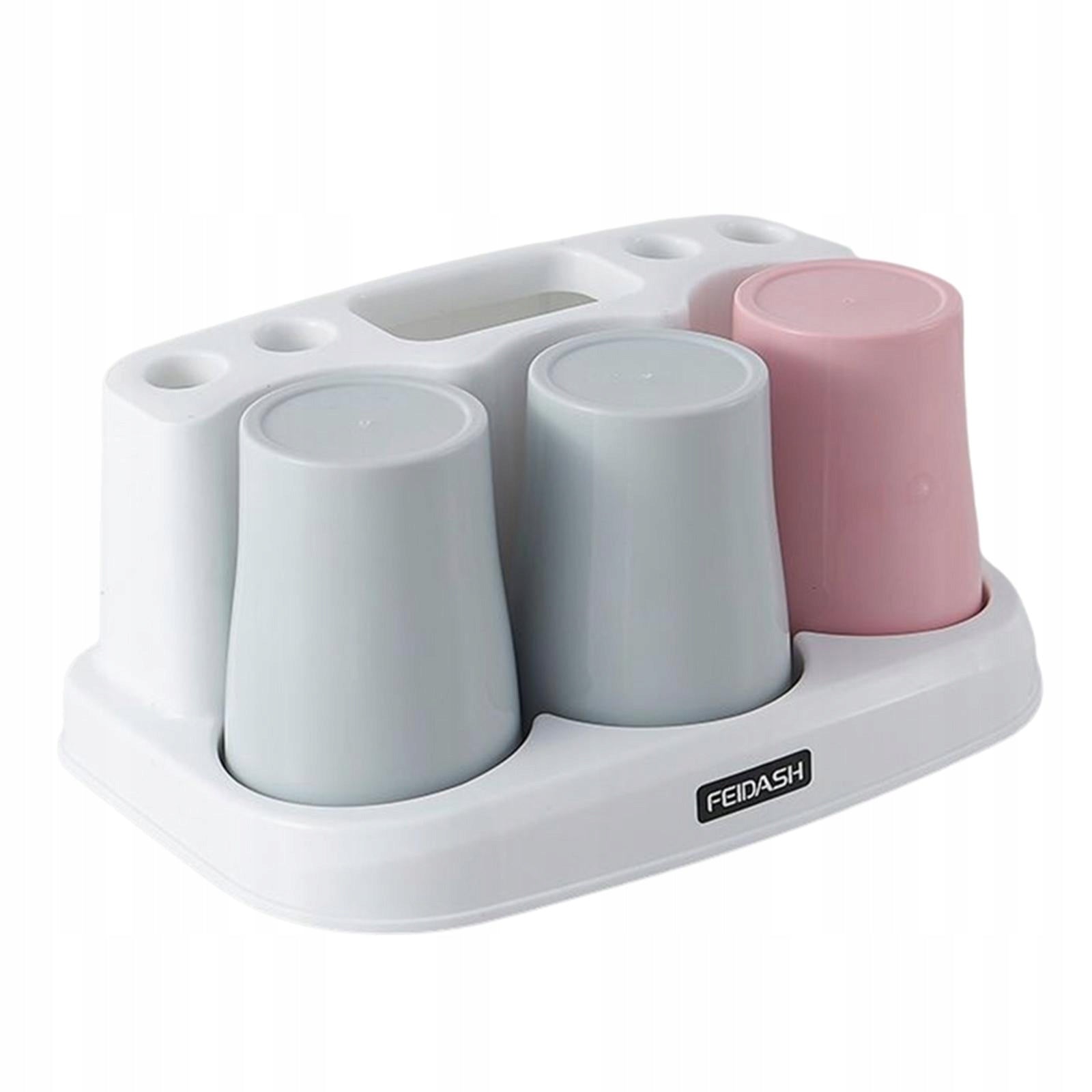 Toothbrush Cup Holder Easy Cleaning Detachable Toothbrush 25.1x15.5x11cm