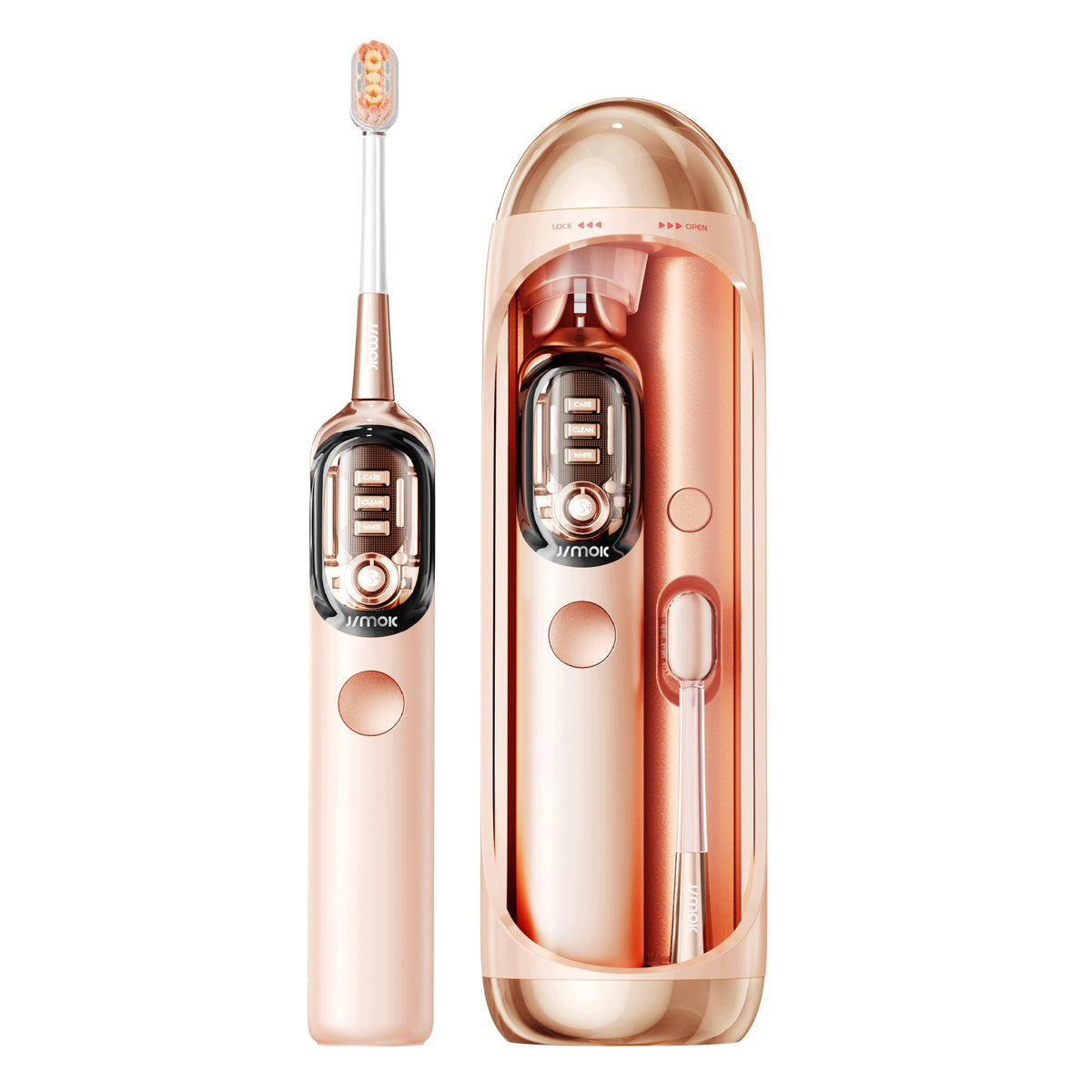 Toothbrush Jimok J7 Pro Dream Mirror IPX7 + 4 Tips Packaging status original