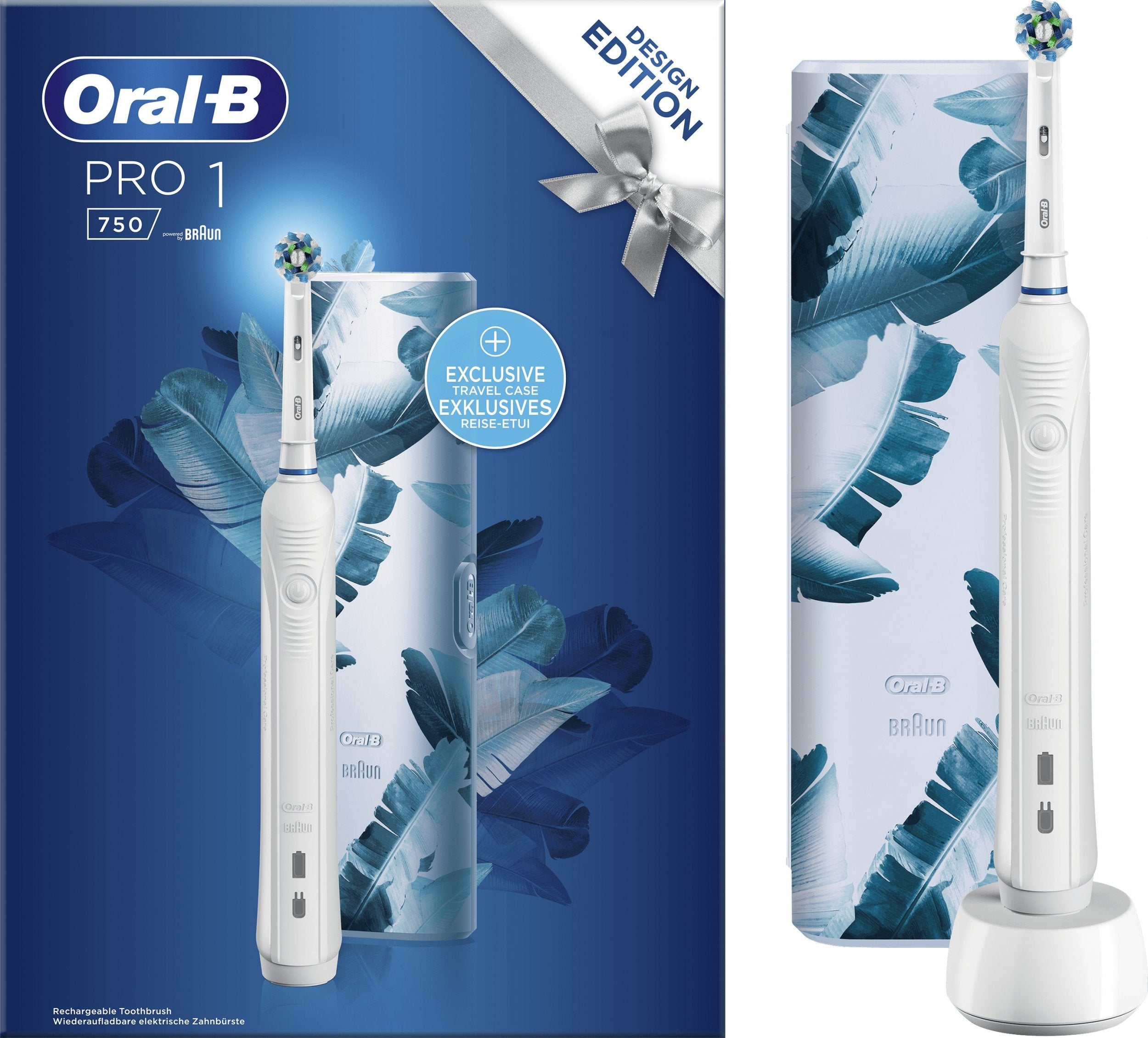 Toothbrush Oral-B Pro CrossAction White + Case White