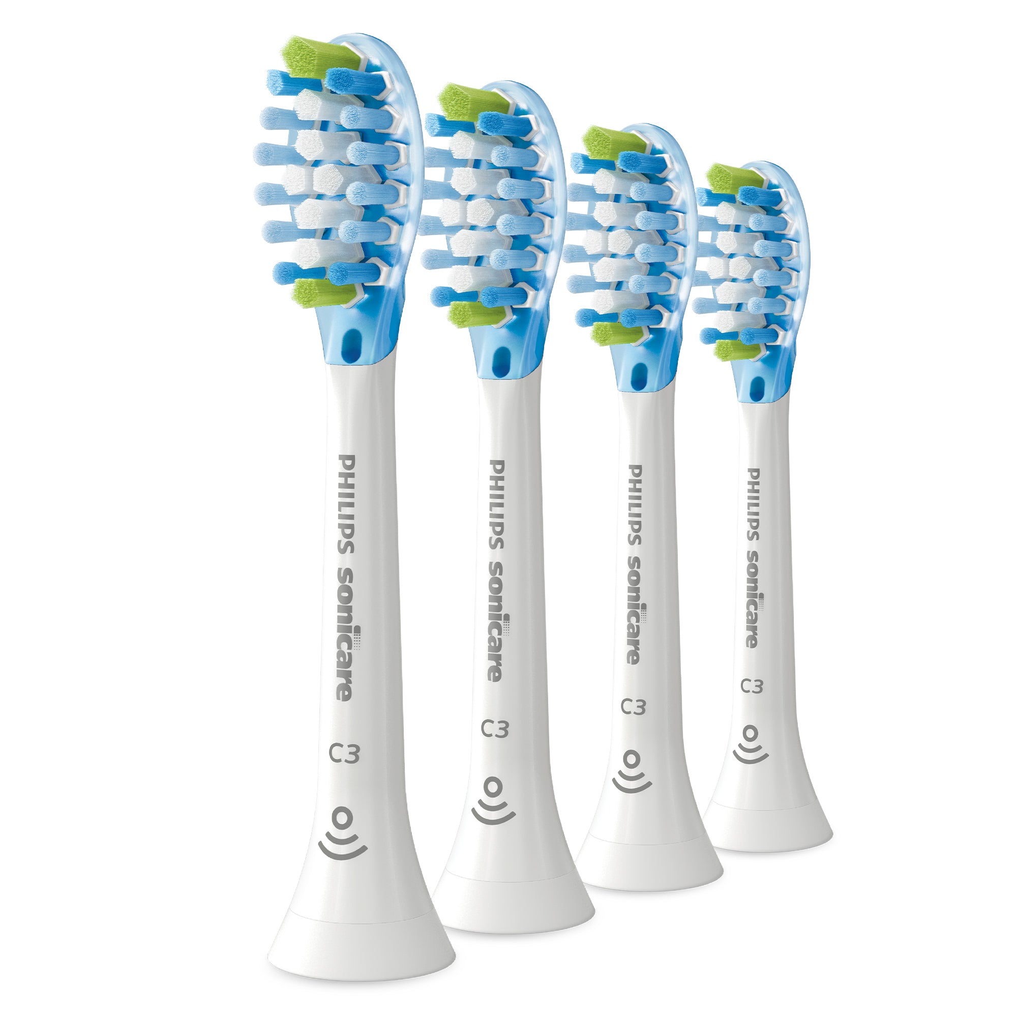 Toothbrush Tips Philips Sonicare C3 Premium Plaque Control 4 Pieces