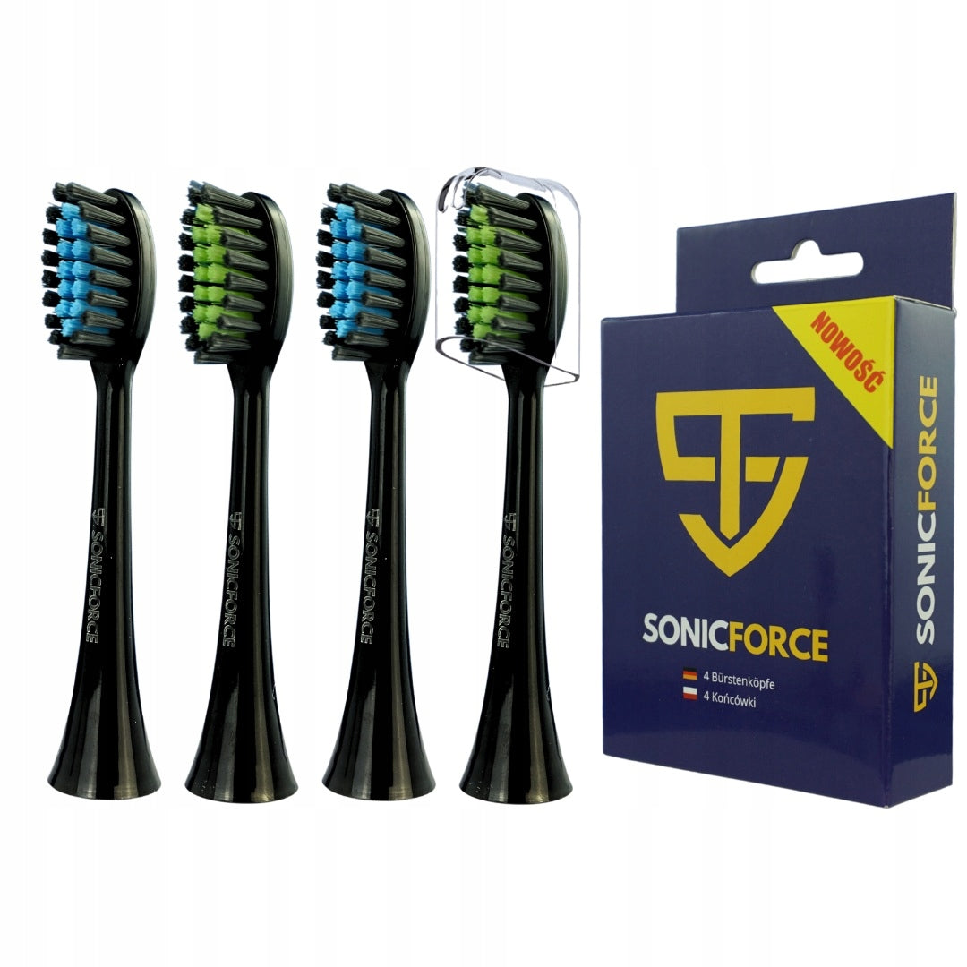 Toothbrush Tips Smilesonic GO UP EX Black