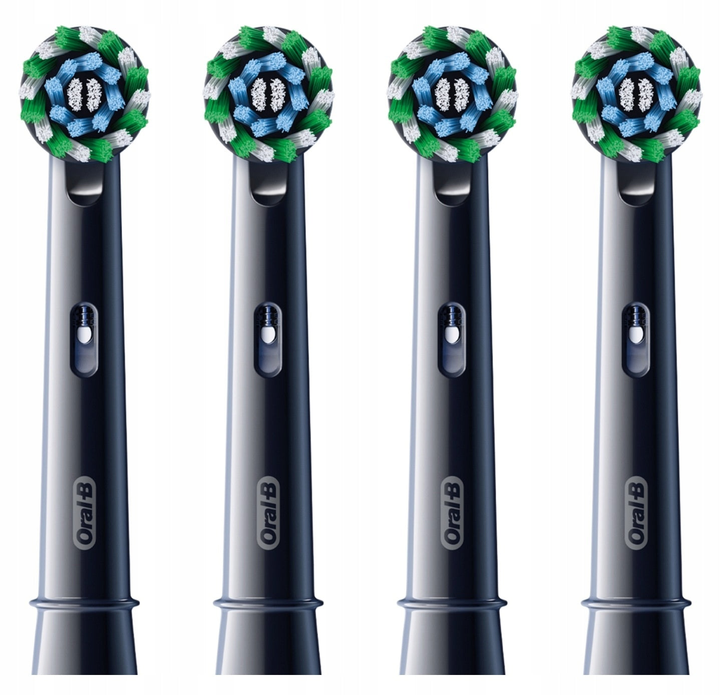 Toothbrush tips Oral-B Cross Action Black EB50 - 4 pieces