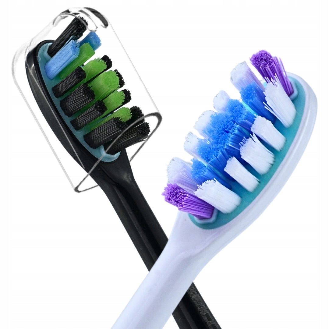 Toothbrush tips SAVE S903 and SN-700 replacement white and black 8 pcs. EAN (GTIN) 669423812449