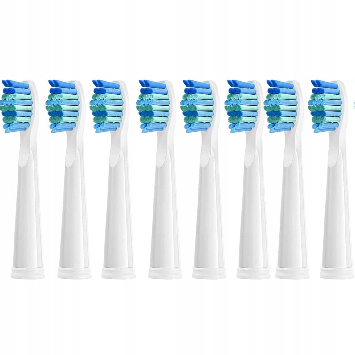 Toothbrush tips SEAGO Set of 8 SG-575,958,909,2303 - white