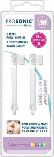 Toothbrush tips for children VISIOMED PROSONIC BABY 2 pieces