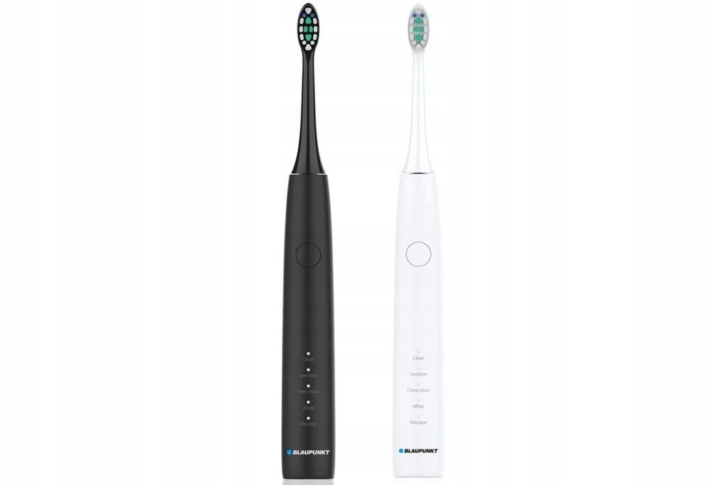 Toothbrushes 2pcs white, black Blaupunkt DTS201SET