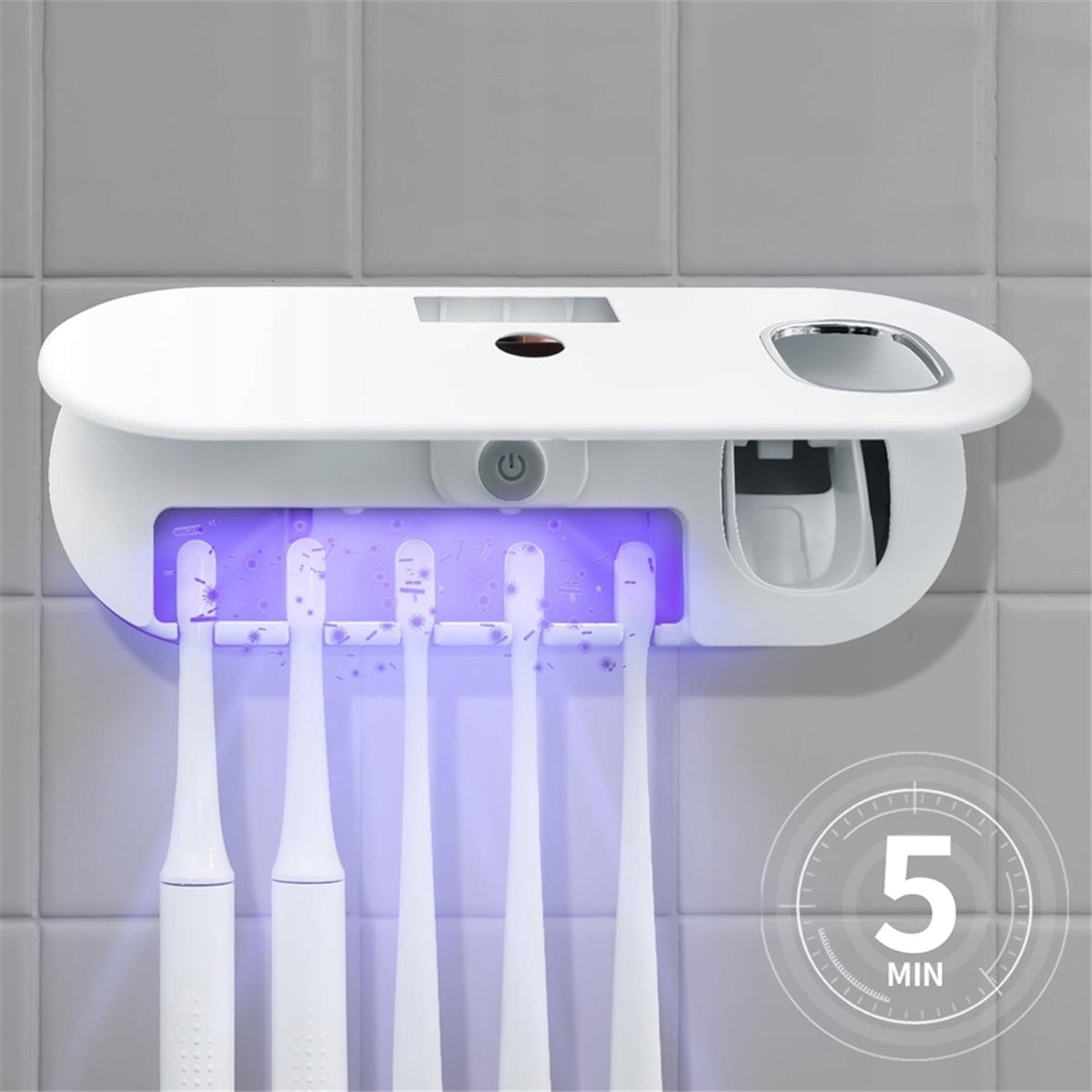 Toothpaste Dispenser Self Adhesive Travel Antibacterial Packaging status original