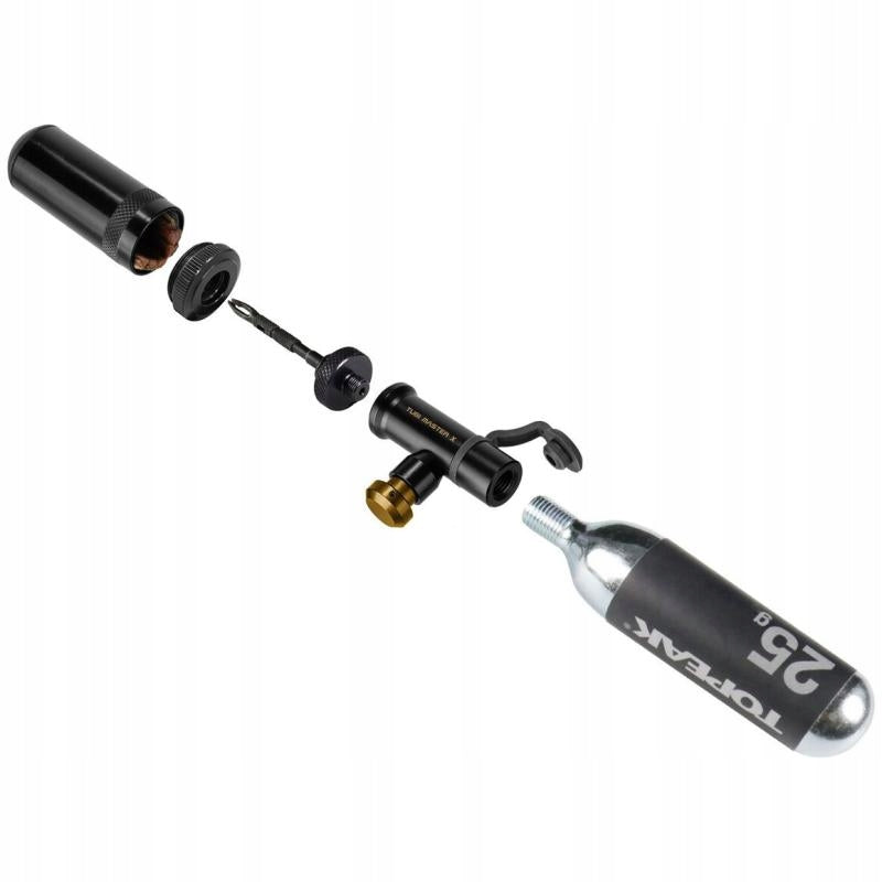 Topeak Tubi Master X amp; 25g Co2 Cartridge sada sada pro opravu defektu u Manufacturer code 15400077