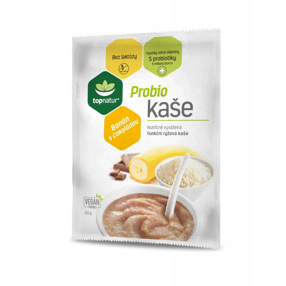 Topnatur - Probio Porridge, Banana with Chocolate, 60 g