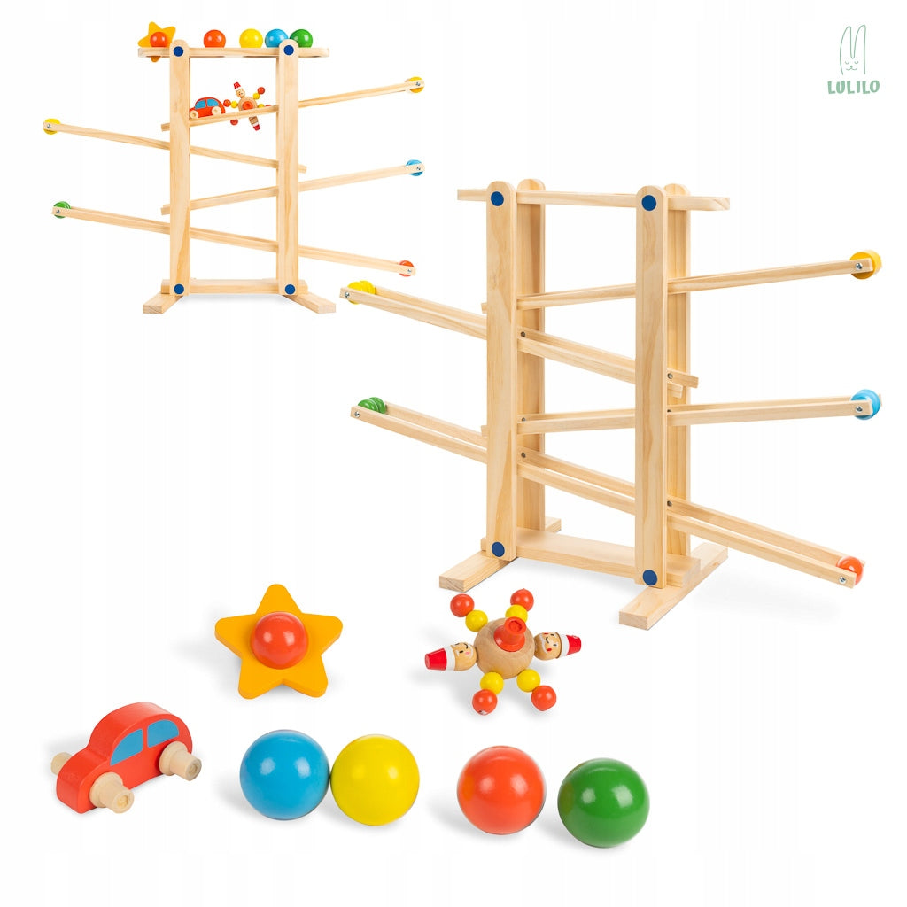 Holzkugelbahn Lulilo Apia, 49,5 cm 