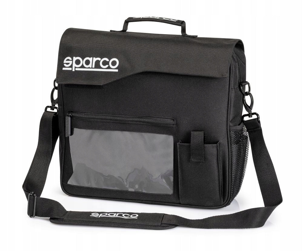 Umhängetasche für Herren Sparco Co-Driver 2019, schwarz 