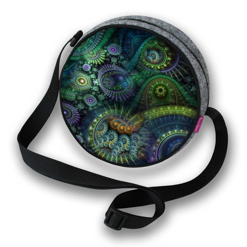 Handtasche aus Kunstfilz Twist Nirvana 