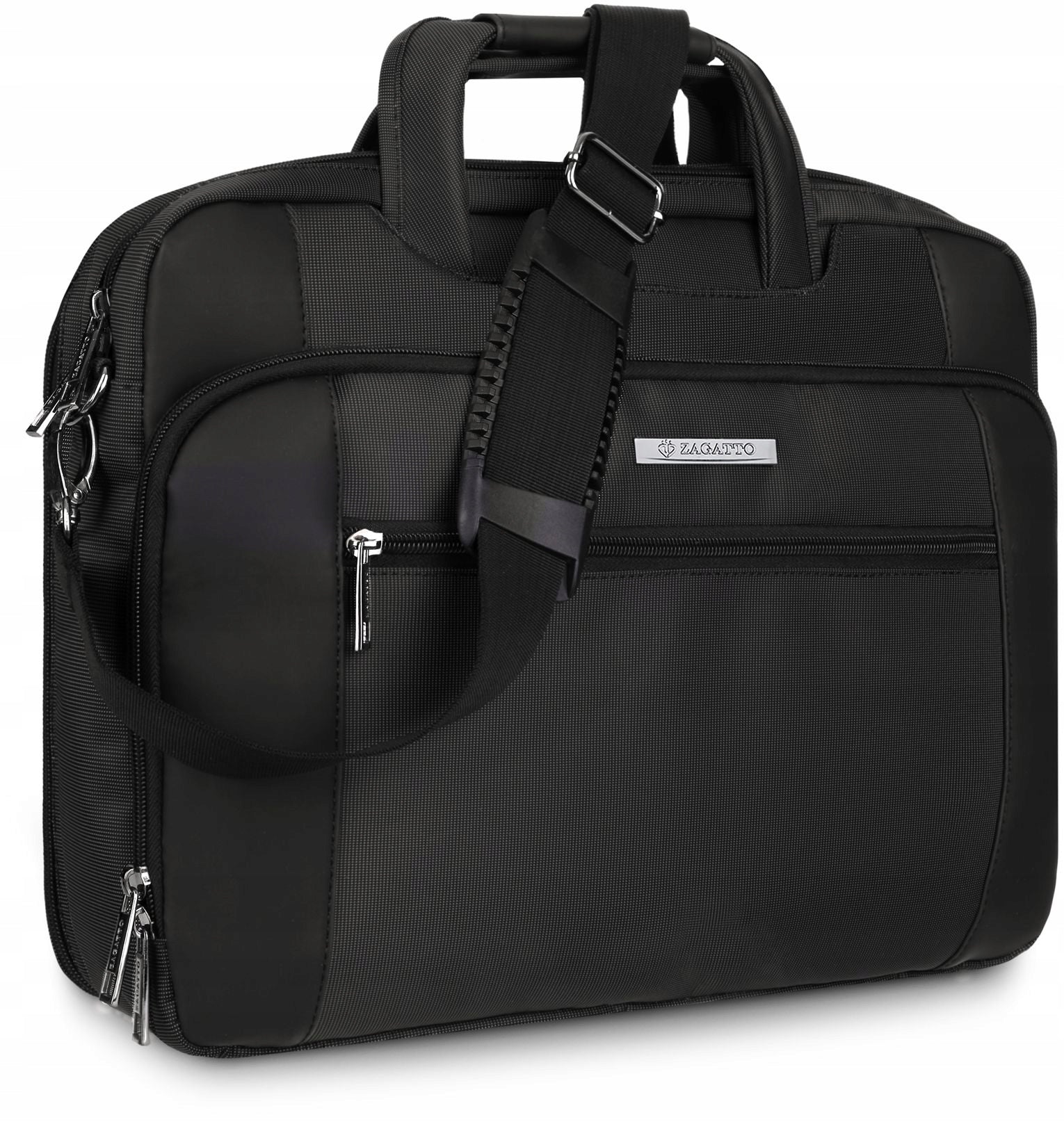 Laptoptasche 15,6" Schwarze Umhängetasche Zagatto 