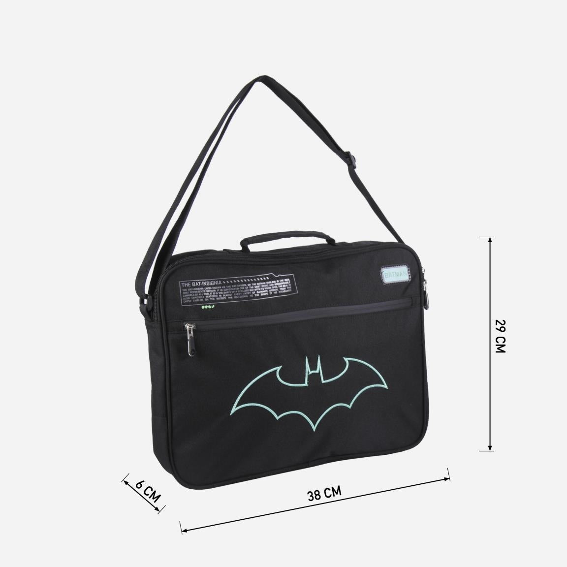 Schulrucksack Batman 29 x 6 x 38 cm, schwarz 