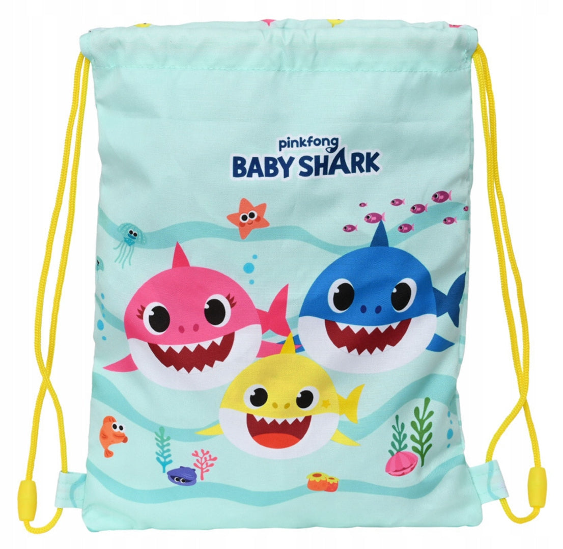 Sporttasche Baby Shark Beach Day, 26 x 34 x 1 cm 