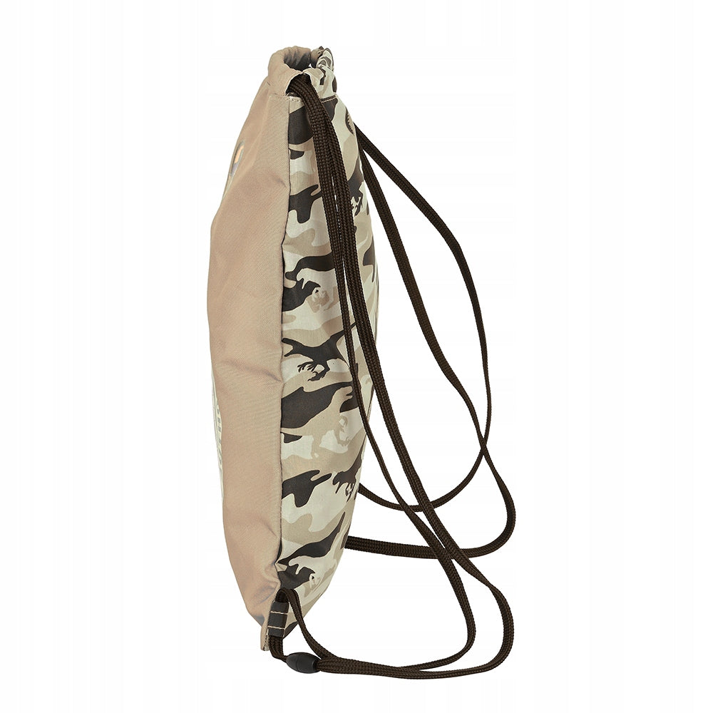 Rucksack mit Schnüren Jurassic World Dominion, 35 x 40 x 1 cm, braun 