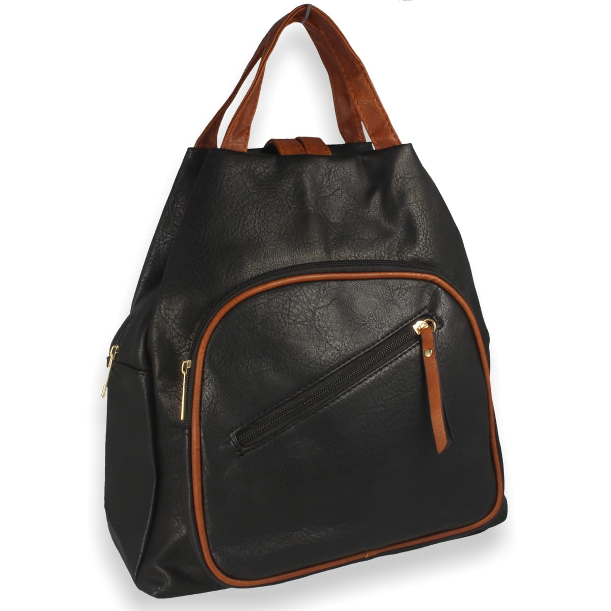 Torbo-Women's backpack black with pockets Brand no brand