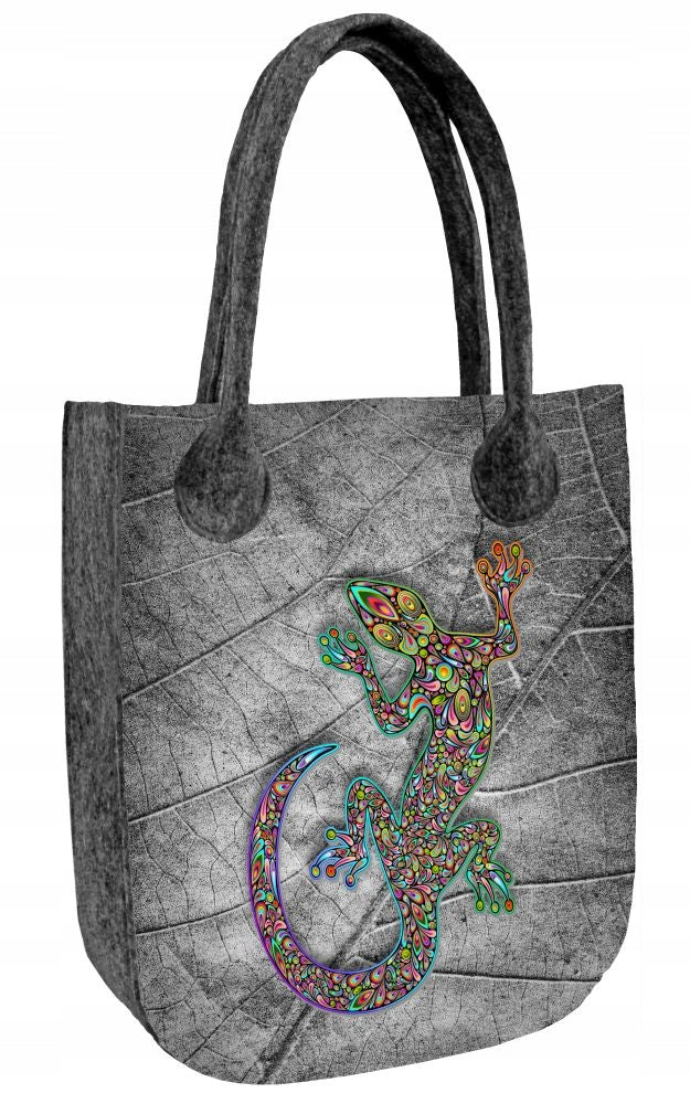 Öko-Filz-Handtasche City Saffron 