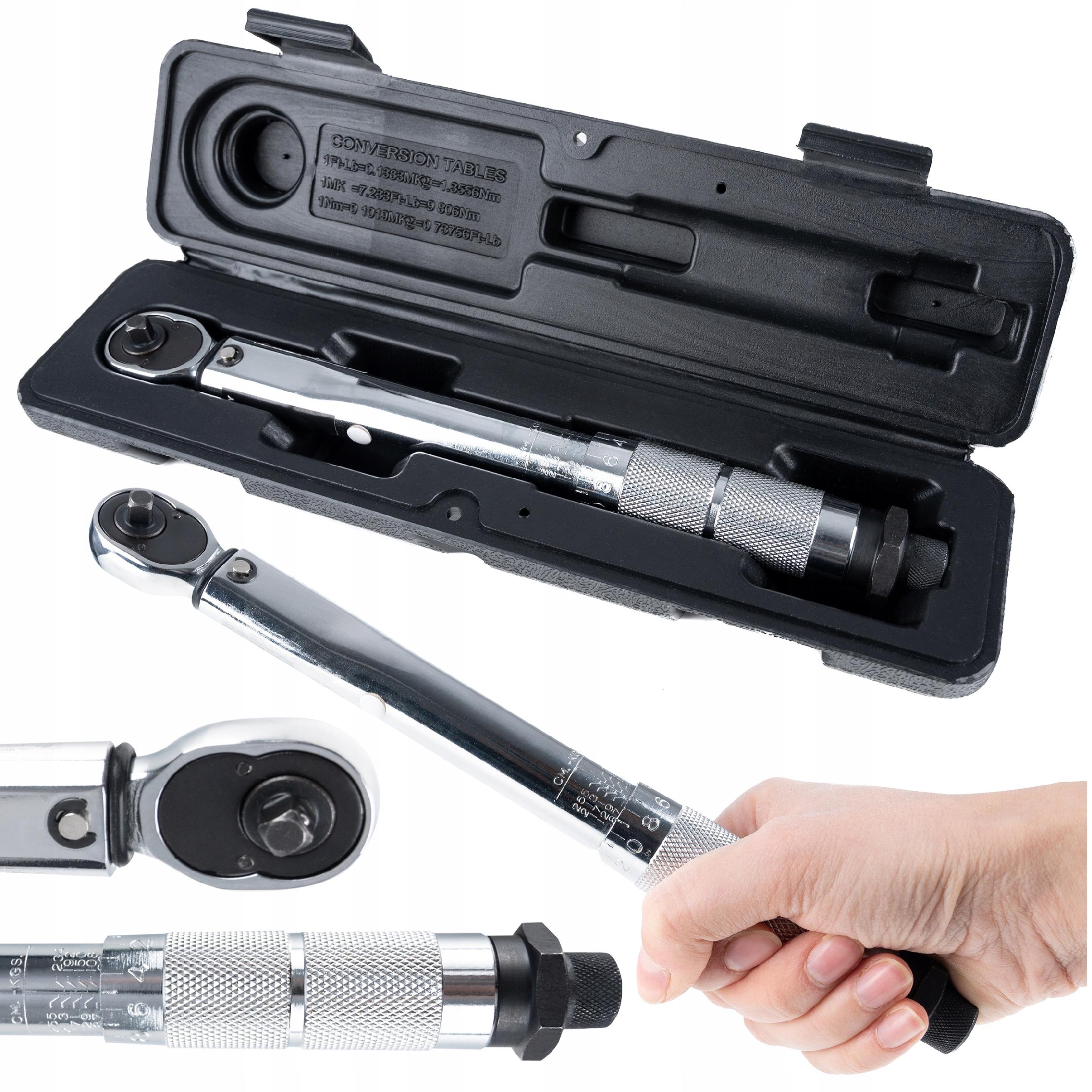 Torque Wrench 1/4 5-25Nm With Case Adjustment Lock 27,5Cm Packaging status original