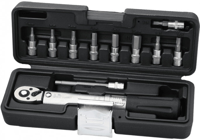 Torque Wrench BIKE HAND YC-617-2S 2-24NM Caps SUITCASE SET