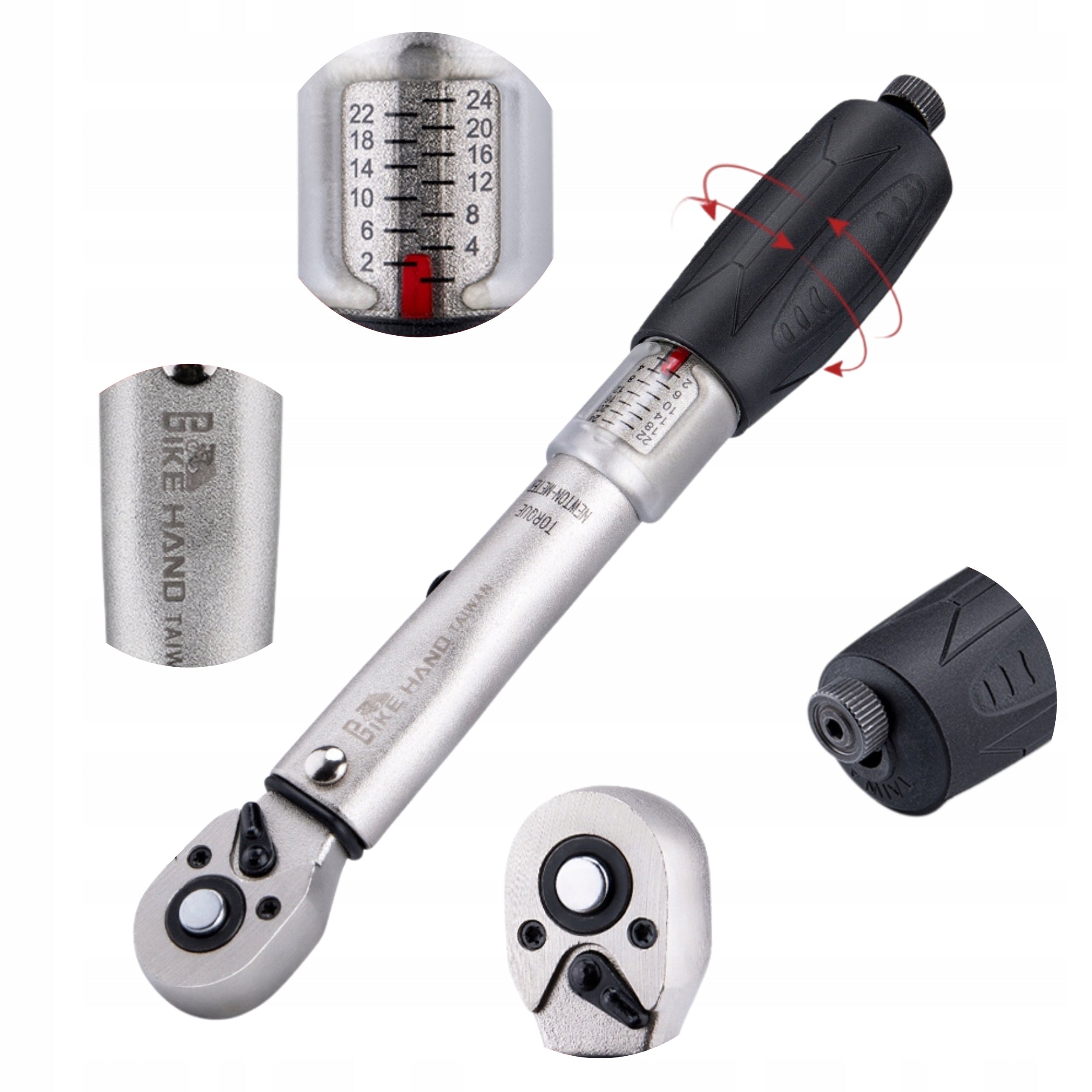 Torque Wrench Bicycle Allen sockets 2-24Nm BIKE HAND YC-617-2ST Manufacturer code YC-617-2ST