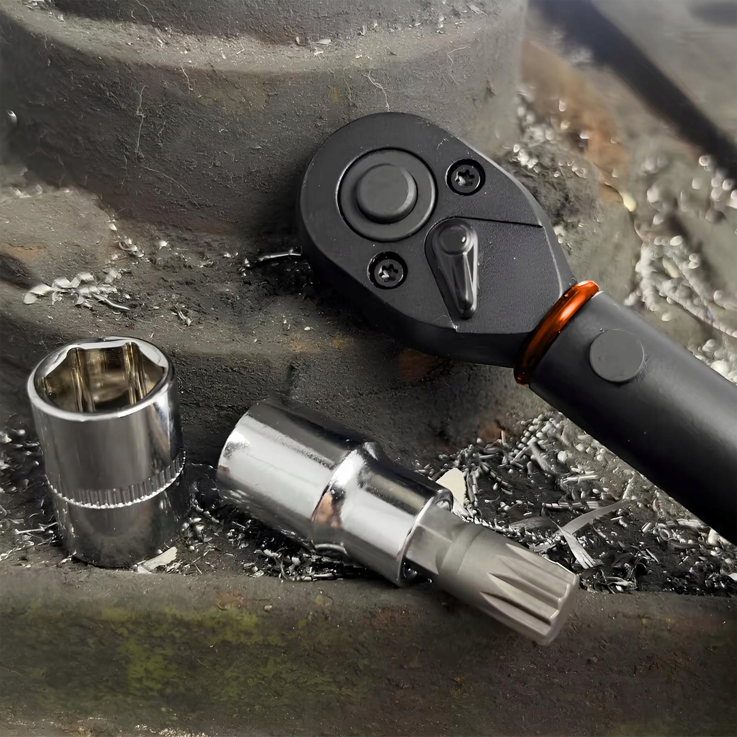 Torque Wrench Ratchet 1/4 2-24Nm with Wheel Lock Precision Manufacturer code Klucz dynamometryczny do opon kół warsztatu