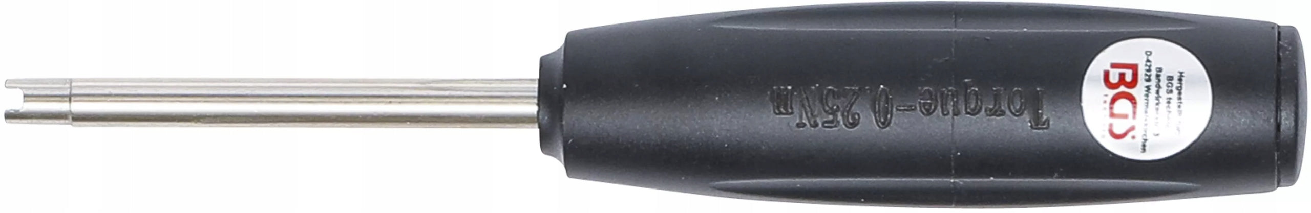Torque screwdriver 0,25 Nm for valves with rubber seal BGS 1550 Manufacturer code B.1550