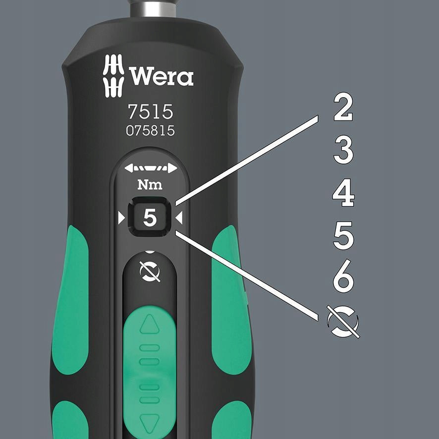 Torque screwdriver 2-6Nm Safe-Torque Speed WERA Product weight with unit packaging 0.22 kg
