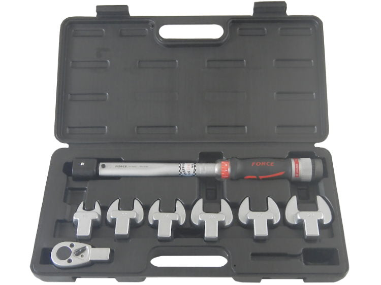 Torque wrench 10-80Nm with air conditioning tip set Force