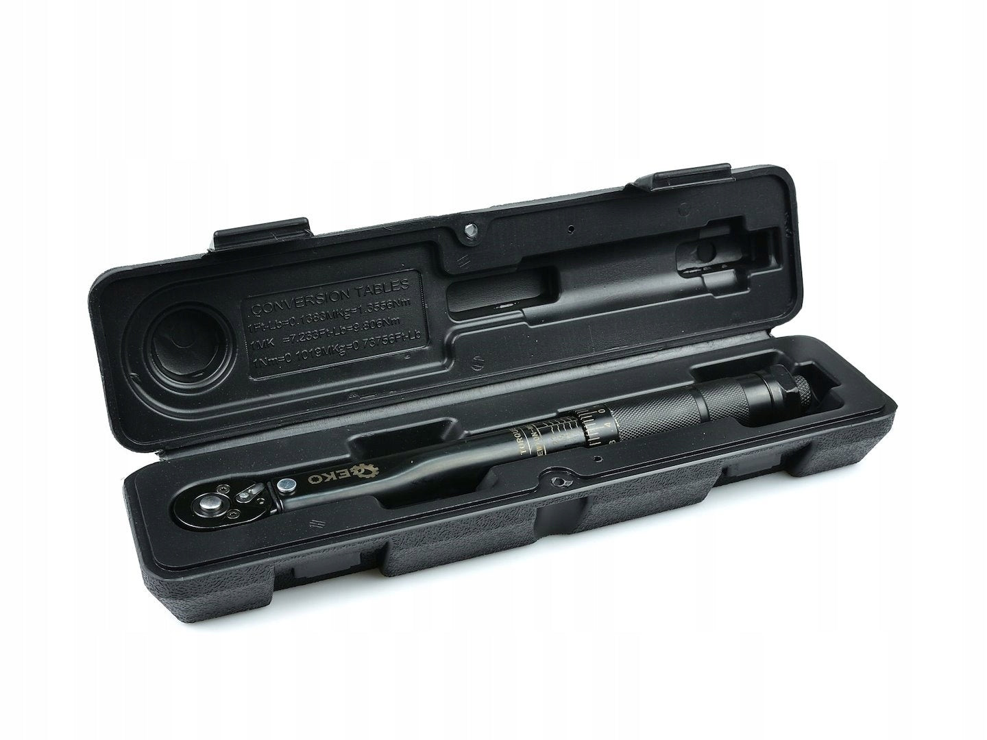 Torque wrench GEKO 1/4" 5-25nm Black HD Packaging status original
