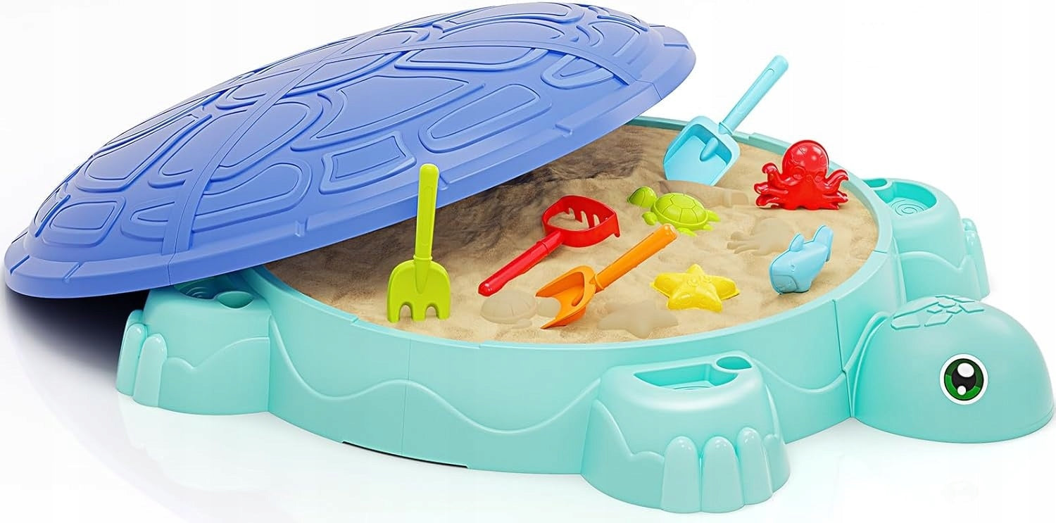 Tortuga Sandbox for Kids (Blue)