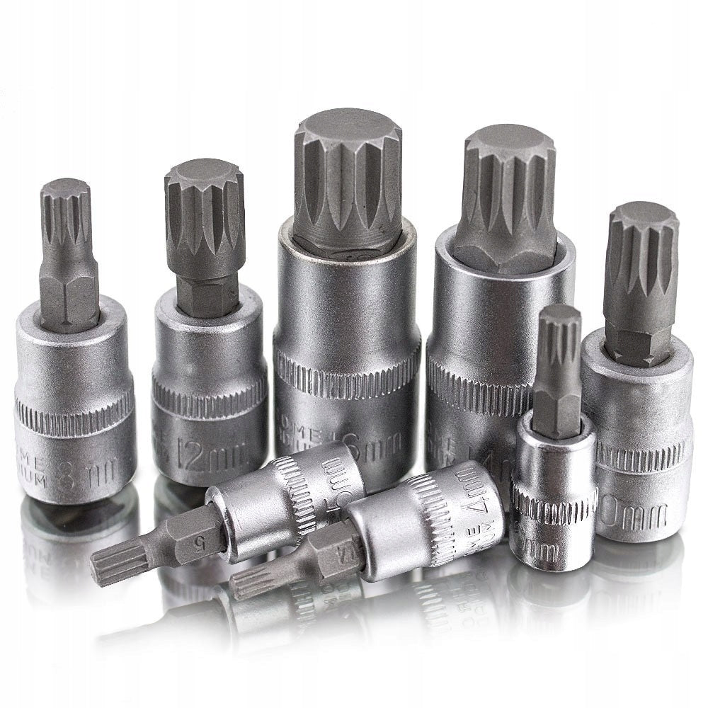 Torx bits set of 8 el BITUXX steel CrV torx tips Brand Bituxx
