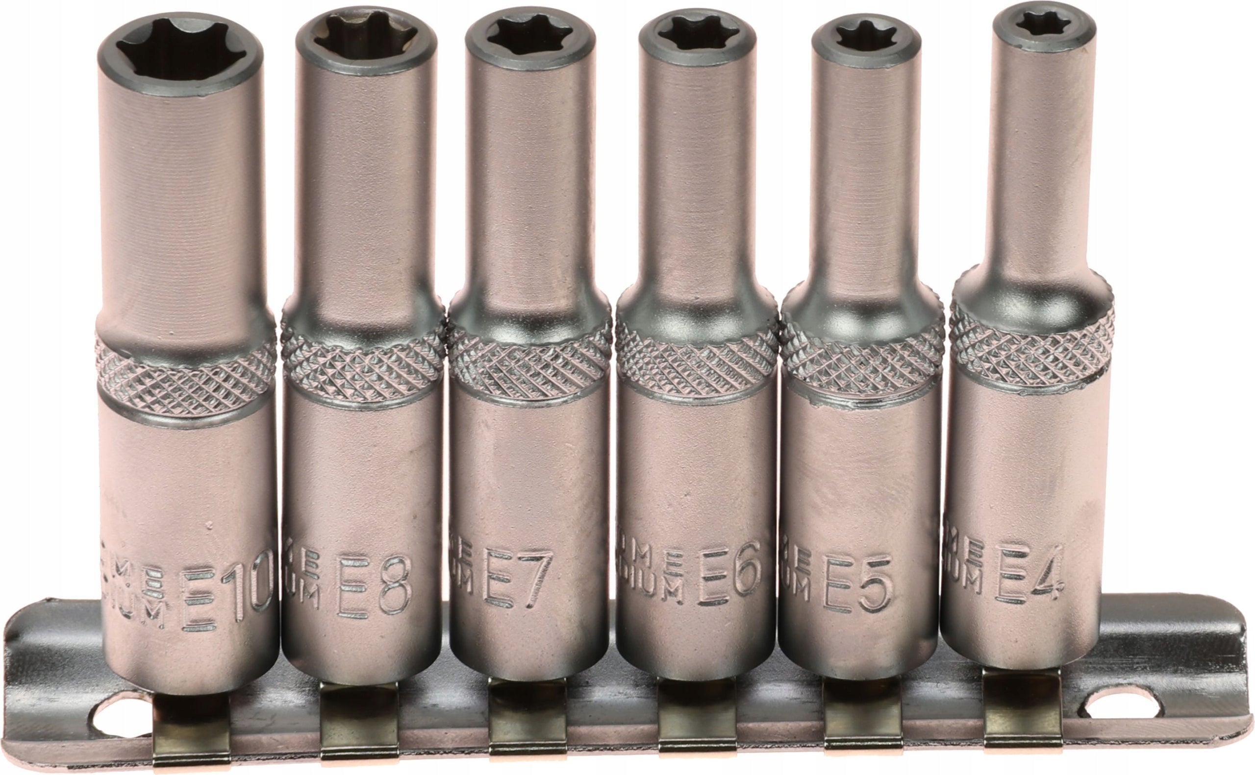 Torx long sockets E4-E10, 1/4", 6 pcs. Condor