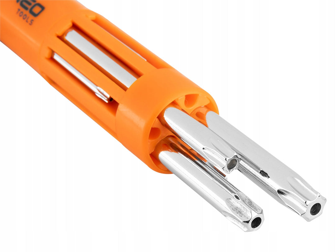 Torx long wrenches T10-T50, set of 8 Key type hex key