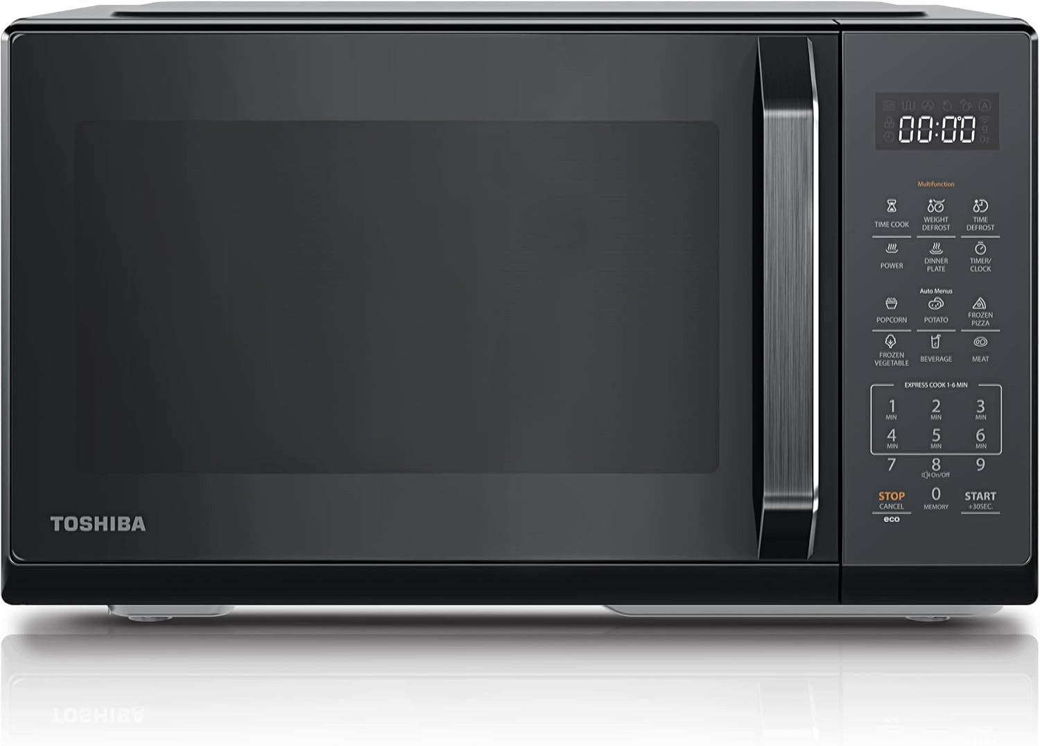 Toshiba Microwave Oven 23L 800W Black Mirror 11 Power Levels
