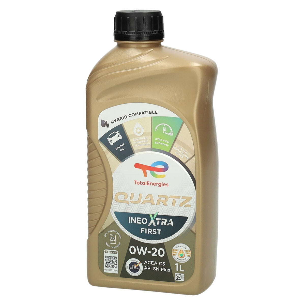 Total 0w20 Ineo Xtra First Engine C5 PSA B71 2010 API SN Plus 1L