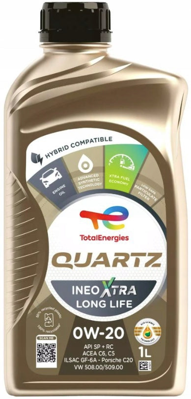 Total QUARTZ INEO Long Life Oil 0W20 1L